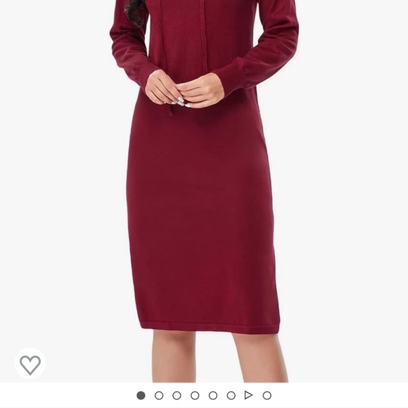 Glory star jersey knit hooded dress. - Picture 5 of 6